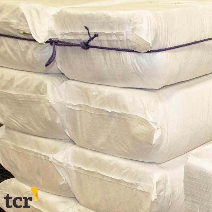 Trapo toalla blanca de 25 kg.