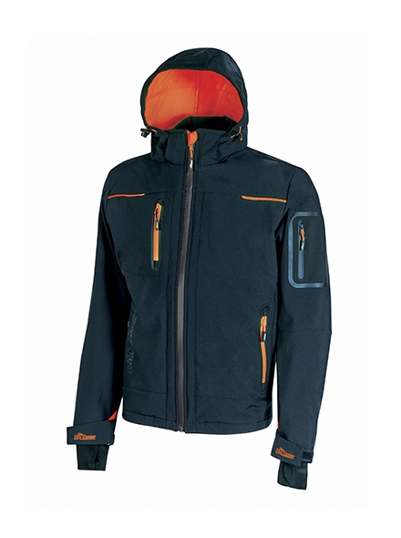 Softshell U-Power Space con capucha y membrana impermeable U-Tex