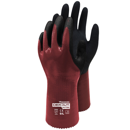 Guante anticorte Wondergrip Dexcut WG-728L, nivel de corte E. 