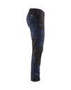 Pantalón multibolsillos Blaklader 1456 para servicios/transporte, muy ligero y flexible, 166 gr/m2, rodilleras con Cordura Stretch, costuras garantizadas.