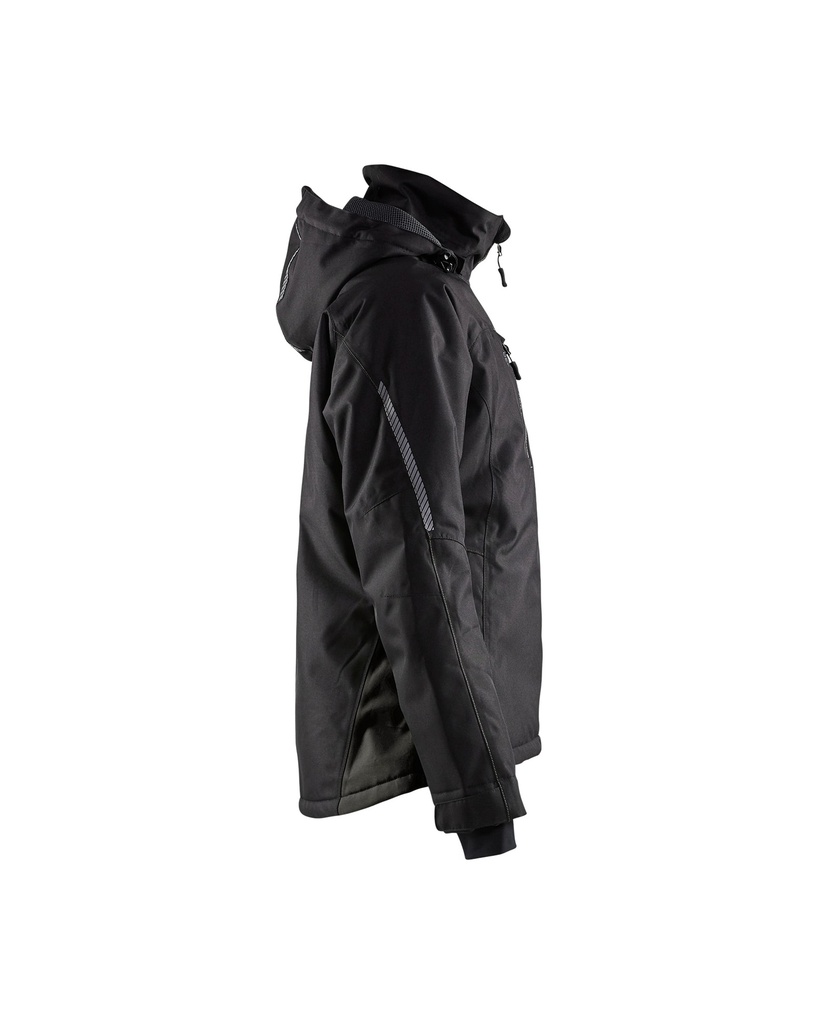 Chaqueta femenina Blaklader 4972 de invierno con forro de malla, ideal para usar en climas fríos, impermeable, capucha desmontable