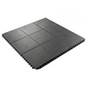 Alfombra antifatiga conectable Wearwell Seven Solid, 91x91 cm, lisa, resistente a grasas.