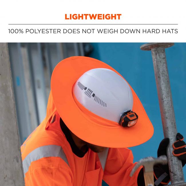 Visera y cubrenucas de protección solar Ergodyne 6660 para cascos de seguridad