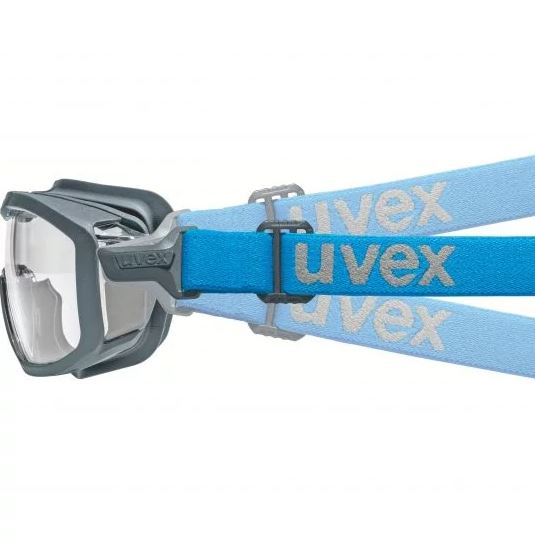 Gafas Uvex i-guard+ panorámicas con pieza facial suave, antiempañante y resistente al rayado permanente