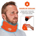 Banda de cuello / braga evaporativa refrescante Ergodyne 6487, protección solar UPF 50+