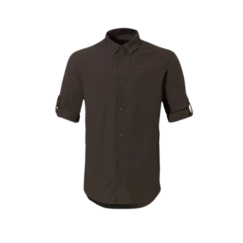 Camisa Rovince Savanna Stretch Men, elástica en 4 direcciones, tejido transpirable y de secado rápido, mangas remangables, recubrimiento anti-insectos permanente, protección UV40