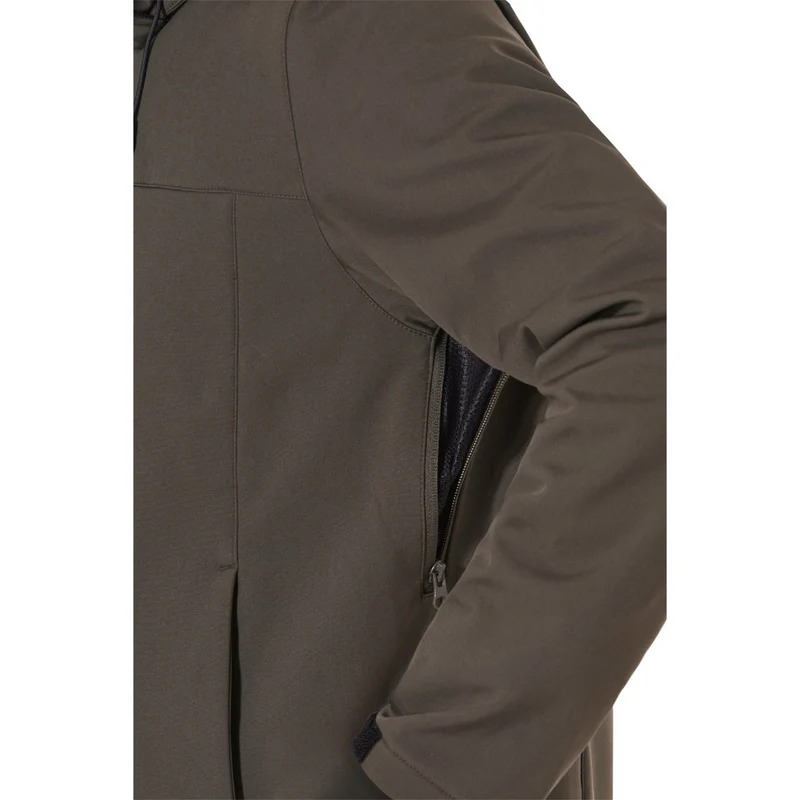 Chaqueta Softshell Rovince Ergoline con diseño para hombre, revestimiento anti-insectos, dos bolsillos laterales, un bolsillo en el pecho y un bolsillo interior con cremallera, NEN-8333, EN-17487