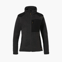 Forro polar repelente de insectos Rovince Coarse Women, cortavientos en parte frontal, transpirable en la espalda, e insertos de tejido softshell elástico