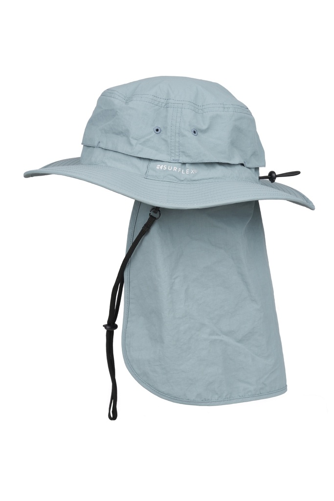 Sombrero Surflex BOB ECLIPSE de protección solar con cubrenucas sahariano - azul grisáceo (con carcasa EN812)