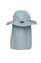 Sombrero Surflex BOB ECLIPSE de protección solar con cubrenucas sahariano - azul grisáceo (con carcasa EN812)