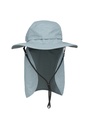 Sombrero Surflex BOB ECLIPSE de protección solar con cubrenucas sahariano - azul grisáceo (sin carcasa)