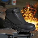 Bota para Soldadura RockFall Spark S3 protección extrema – Cuero Ignífugo y Suela HRO (Hasta 300 °C). Certificación para soldadura y riesgos térmicos EN ISO 20349-2:2017