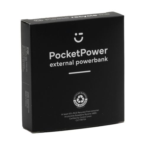 Batería externa Powerbank 5000 mAh de capacidad, salida 5V, permite recargar el chaleco calefactado Surflex