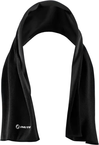 Toalla refrescante evaporativa Inuteq BODY COOLING TOWEL+, tecnología QCK, refrescante cuando está húmeda, uso como toalla estándar en seco. Estuche incluido.