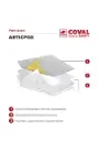 Guante criogénico Coval Artic Fox 38 cm, palma en tejido térmico con silicona antideslizante,  membrana impermeable Porelle y 2 capas de aislante PolarNest, para trabajos con nitrógeno líquido, EN511 niveles 331, EN388 2343D