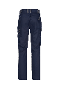 Pantalones Sioen Soyuz ignífugo y antiestático, soldadura clase 2, protección arco eléctrico APC2 - ELIM 25 cal/cm², bolsillos para rodilleras, 450 gr/m², azul marino/gris antracita 