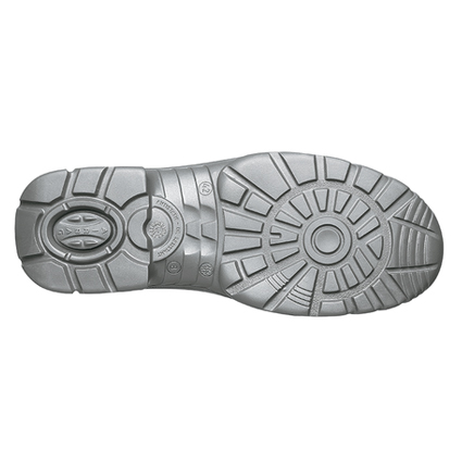 Sandalia negra piel flor U-Power Shuttle