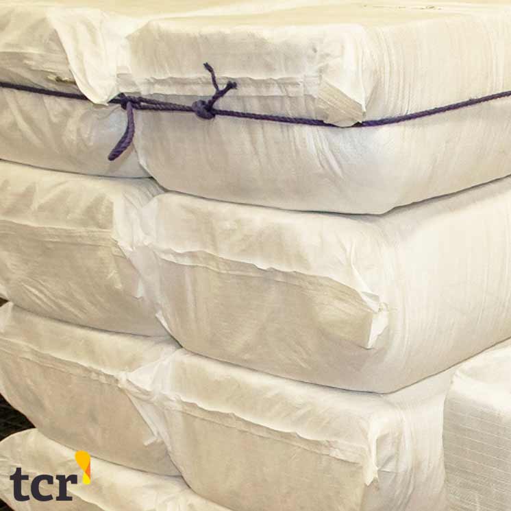 Trapo sábana blanca 100% algodón de 25 kg