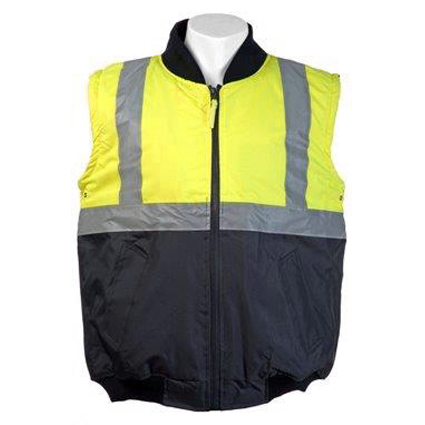 Chaqueta A.V. 9602TA convertible en chaleco, marino/amarillo a.v.