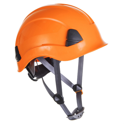 Casco para trabajos en altura con barbuquejo sin visera Portwest PS53