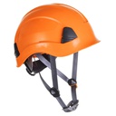 Casco para trabajos en altura con barbuquejo sin visera Portwest PS53