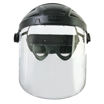 Adaptador de protección facial para casco Honeywell Turboshield (sin visor)