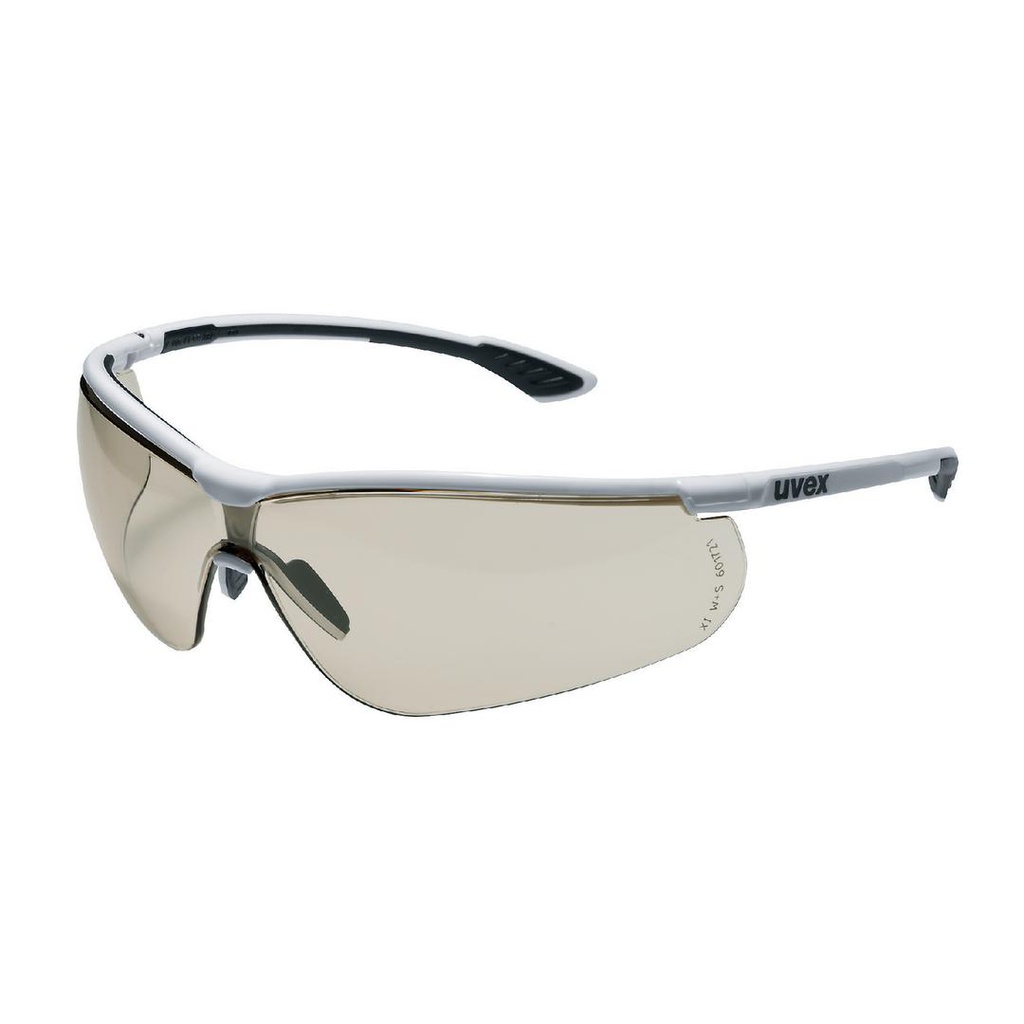 Ulleres de protecció uvex sportstyle molt lleugeres amb ocular CBR65 que filtra la llum blava i ideal per a condicions d'il·luminació canviants