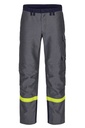 Pantalons ignífug inherent per a soldadura pesada Tranemo 552086 sèrie Outback Heavy Welding, amb visibilitat augmentada, confeccionat en un teixit suau de llarga vida útil i excel·lent protecció contra la radiació UV de tots els tipus de soldadura, la calor radiant i esquitxades metàl·liques, sense PFA.