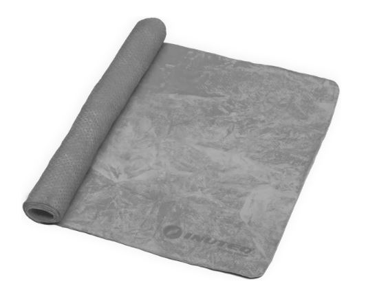 Tovallola refrescant evaporativa Inuteq BODY COOLING TOWEL fabricada en PVA d'alt gramatge, mida 78x33 cm