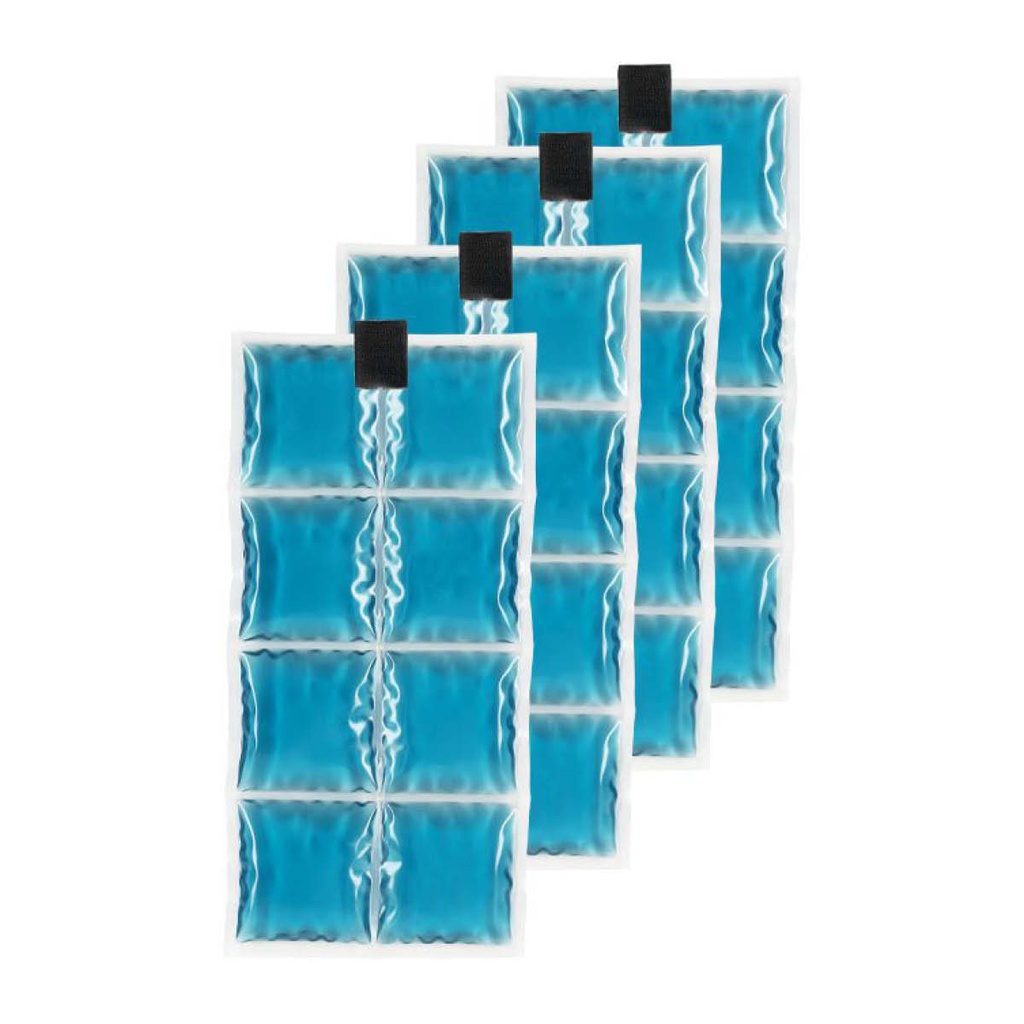 Inserts de refrigeració Inuteq PAC d'origen biològic per a armilla BodyCool Pro i BodyCool Hybrid, temperatura constant de 15°C. Pack de 4