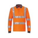 Polo Rovince Safetyline A.V. ligero, repelente de insectos (NEN-8333 y EN-17487), EN ISO-20471 y bandas 3M