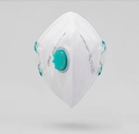 Mascarilla BLS plegable vertical con válvula 513V.