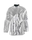 Jaqueta aluminizada Coval AluSoft V3TCKA, lleugera i flexible amb interior d'aramida/carboni, coll alt i tancament de velcro i botons de pressió, EN ISO 11612:2015 A1 B1 C3 D3 E3