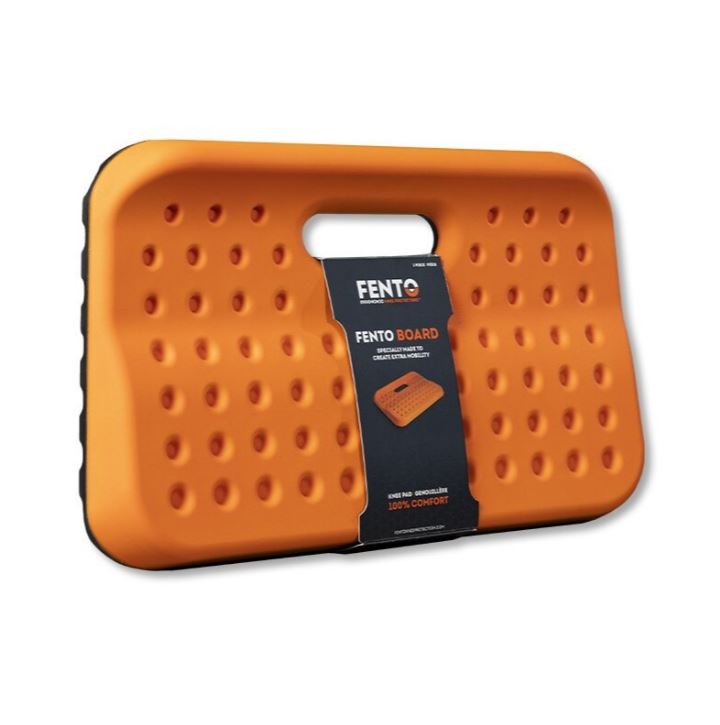 ieza para trabajar de rodillas Fento Board, su cuña ergonómica garantiza una correcta distribución de la presión sobre la parte inferior de la pierna, evitando problemas de rodilla y espalda, base resistente y antideslizante