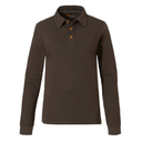 Polo de manga larga Rovince Ergoline Bamboo para mujer repelente de insectos (NEN-8333 y EN-17487), transpirable, antibacteriano y UPF50+