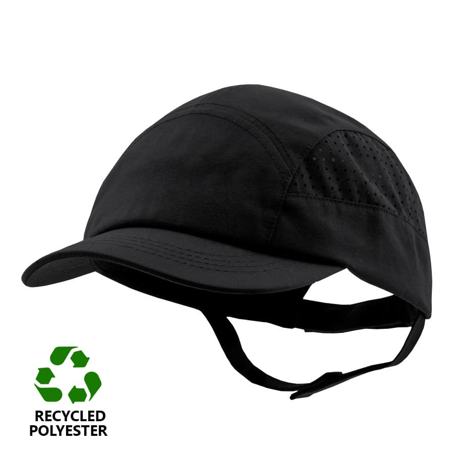 Gorra de seguridad Surflex Eco Recycle, visera 5 cm, 100% poliéster reciclado, certificado Global Recycled Standar