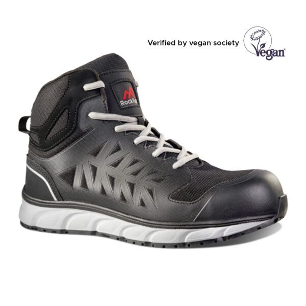 Bota de Seguretat RockFall RF115 Bantam S3S – Lleugera, Ecològica i Antilliscant. Protecció de Fibra de Vidre i Para-aramida. Compleix la normativa EN ISO 20345:2022 S3S FO SR