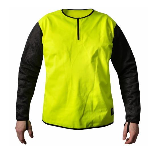 Samarreta Granberg Kozane® 707-08 amb mànigues resistents al tall nivell F - ANSI A8, resta de samarreta en malla alta visibilitat EN388 3X44F