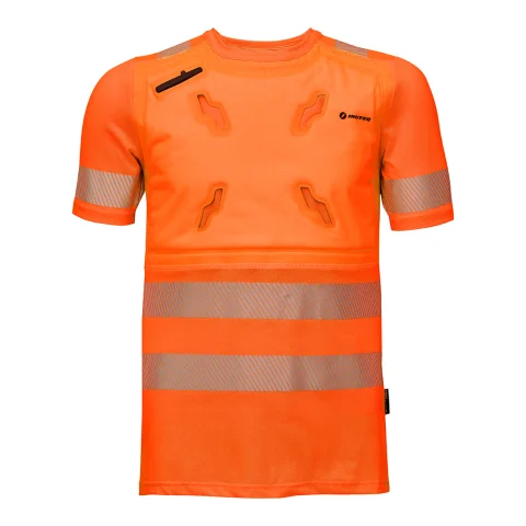 Camiseta A.V. refrigerante Inuteq BODYCOOL SMART-X HI-VIS de manga corta,  tecnología DRY
