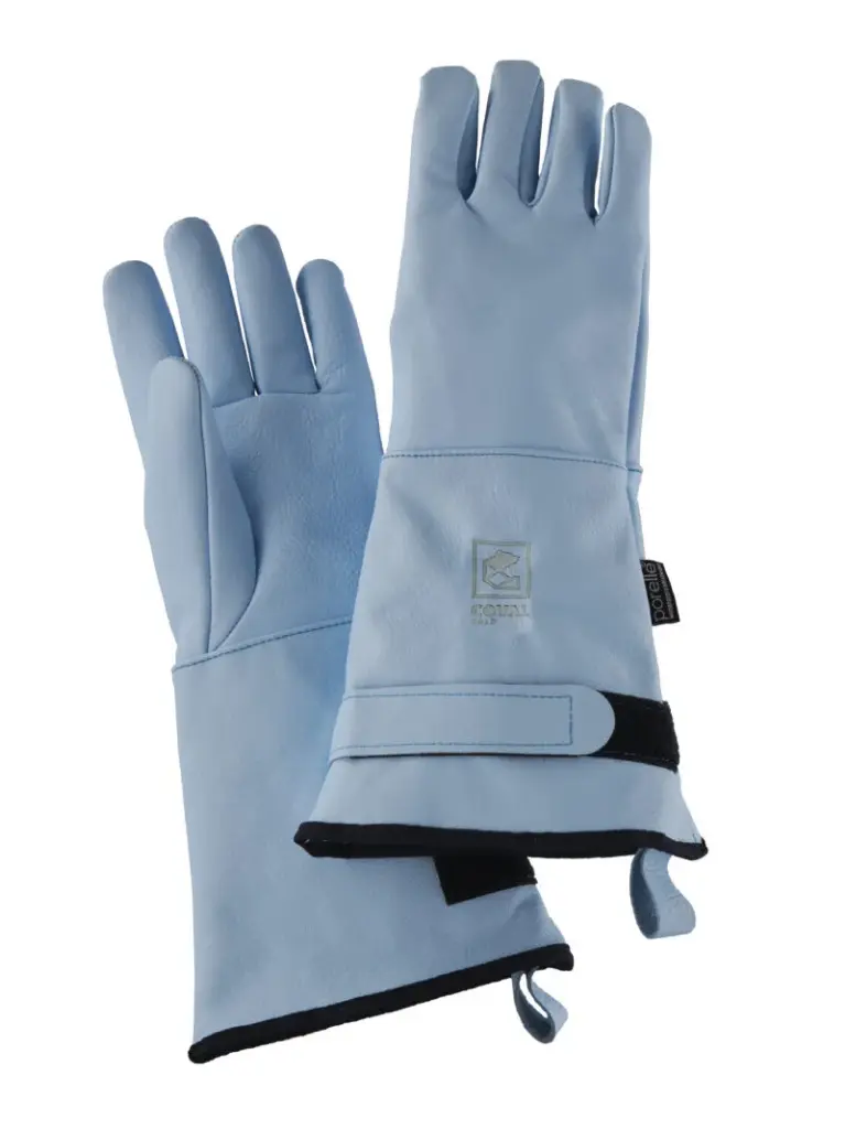  Guant criogènic Coval Arctic Lynx de pell flor, 38 cm, puny ajustable amb velcro, disseny ajustat per a màxima destresa, membrana impermeable, provat amb nitrogen líquid a -196 °C EN 388:2016+A1:2018 2122B / EN 511:2006 221 / EN 407:2020 X2XXXX