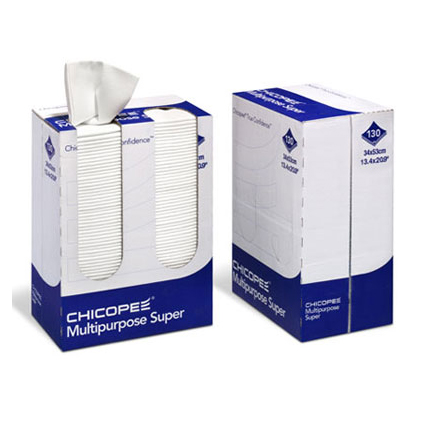Paño Multipurpose Super (antiguo Supertwill Hygiene) blanco, cajas de 260 paños 34x32 cm, alimentario y antibacteriano.