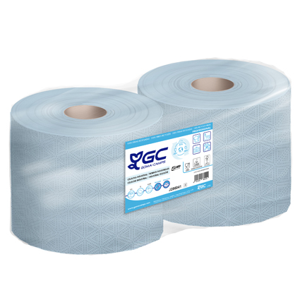 Bobina GC celulosa azul 2 capas, 400 m.
