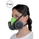 Mitja màscara BLS 4000 Silicona, connexió bayoneta B-Lock