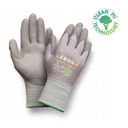Guante anticorte nivel 5 baño pu clean en palma, refuerzo costura pulgar índice, TDM 4.