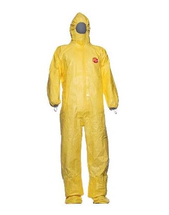 Mono de Tyvek amarillo, antiácido. L
