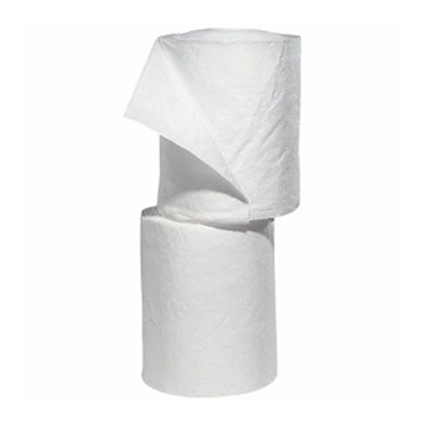 Paquet de 2 rotllos d'absorbent hidròfug New Pig essentials, color blanc, 38 cm x 46 metres, 314 g/m2, 209 litres d'absorció per paquet