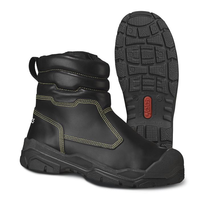Bota para soldadura y fundición con protección metatarsal