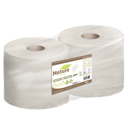 Bobina celulosa industrial Nature 1500 servicios Goma-Camps (pack de 2)