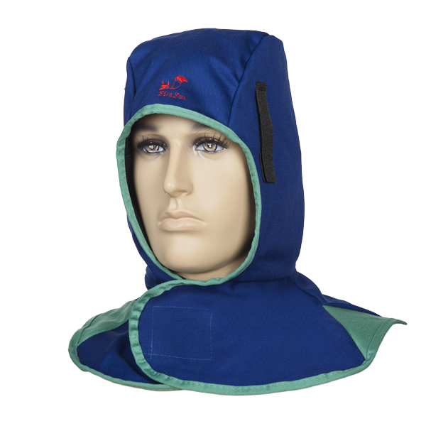 Capucha Weldas Fire Fox™ azul, ignifuga