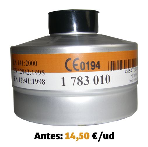 Filtros A2P3 rosca universal EN148-1 de aluminio